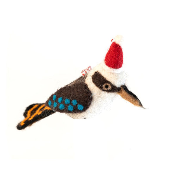 Kate Kookaburra Felted Decoration 100% NZ Wool