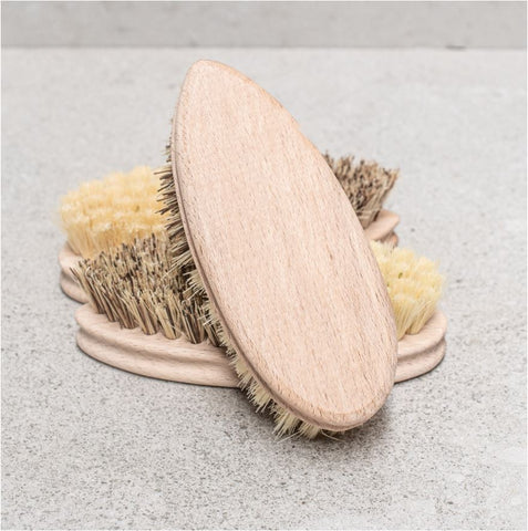 Vegetable Brush Two Tone Bristle 13.5cm x 5.5cm Made In Germany