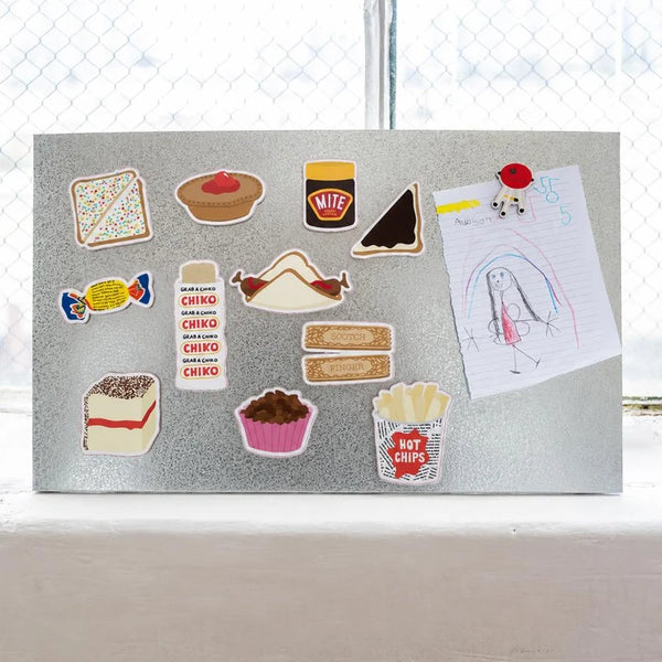 Iconic Australian Snacks Magnet Set
