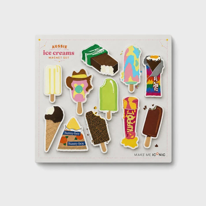 Iconic Australian Ice Cream Magnet Set