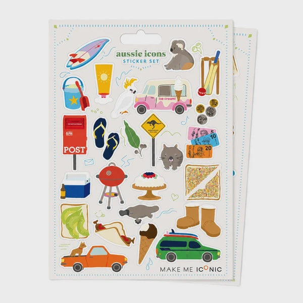 Iconic Aussie Icons Sticker Set