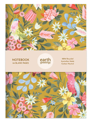 A5 Blank Notebook Birdsong