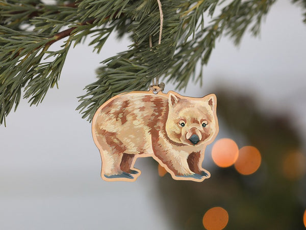 Aussie Classic Ornament - Wombat