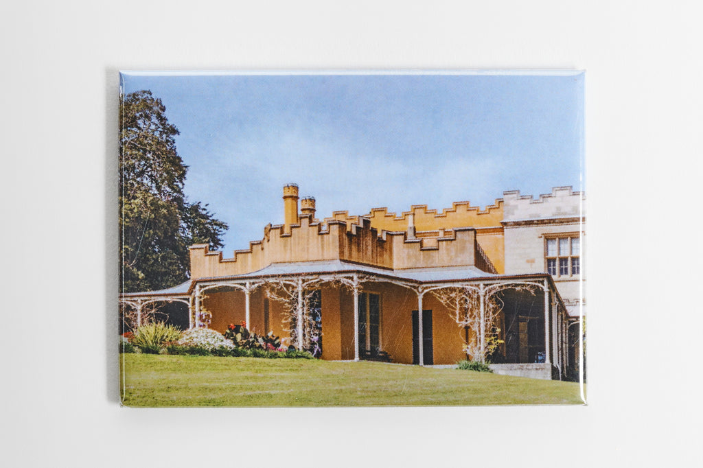 View of the exterior of Vaucluse House and fountain Magnet
