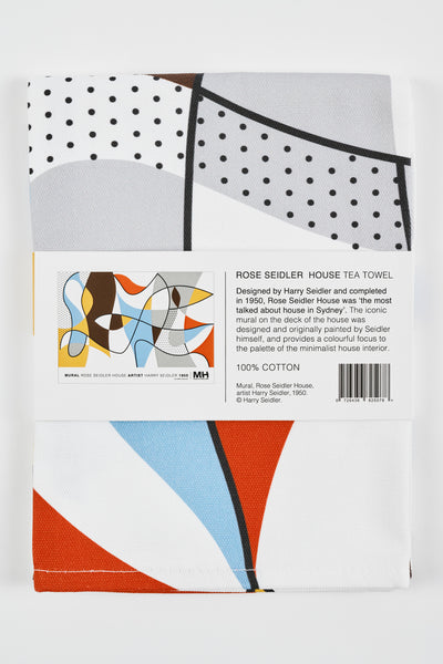 Rose Seidler House Mural Tea Towel
