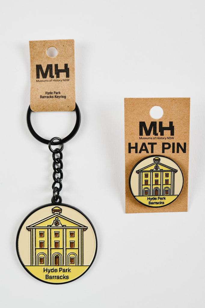 Hyde Park Barracks Hat Pin & Keyring Bundle