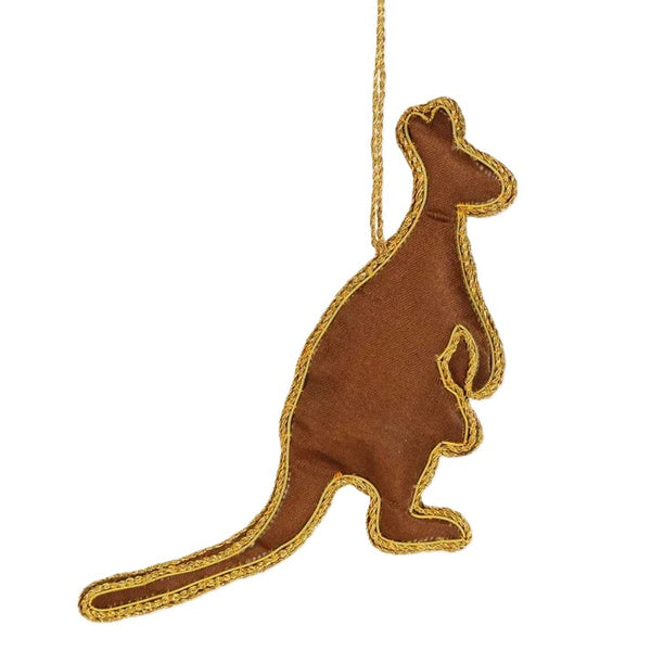 Kangaroo Sequinned Decoration
