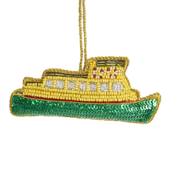 Sydney Ferry Sequinned Decoration