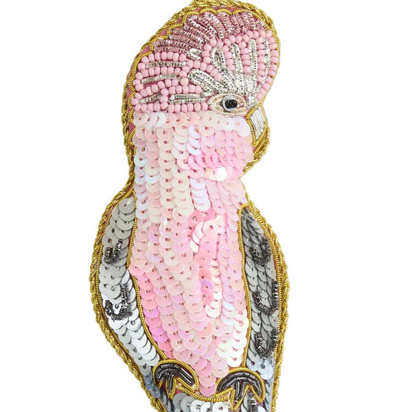 Grettle the Galah Sequinned Decoration