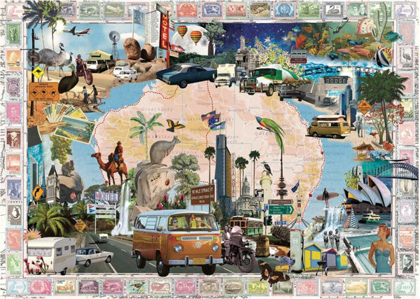 Road Trip Australia: A 1000-Piece Jigsaw Puzzle