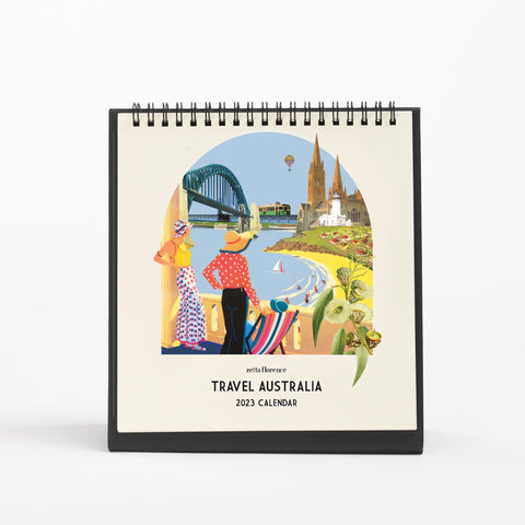 Travel Australia 2023 Desk Calendar