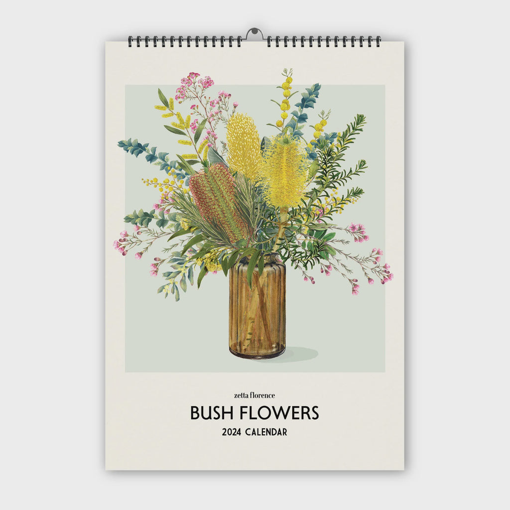Bush Flowers 2024 Wall Calendar