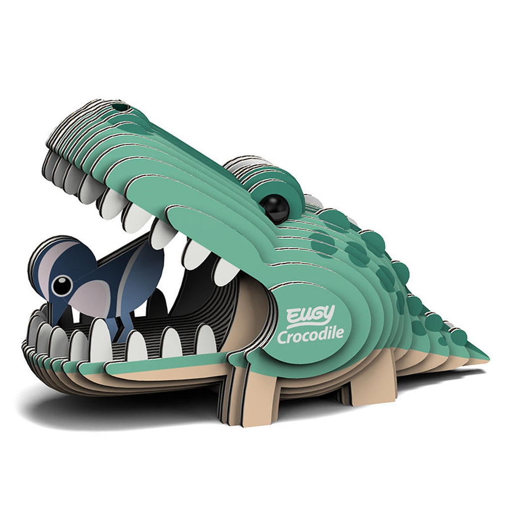 Crocodile 3D Cardboard Model Kit