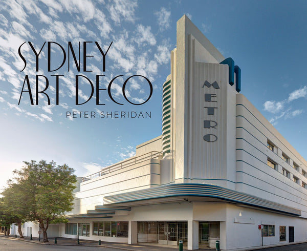 The cover of Sydney Art Deco features a wonderful image of the Metro theatre building in Kings Cross, a fine example of the Streamline Moderne style of architecture from the period.