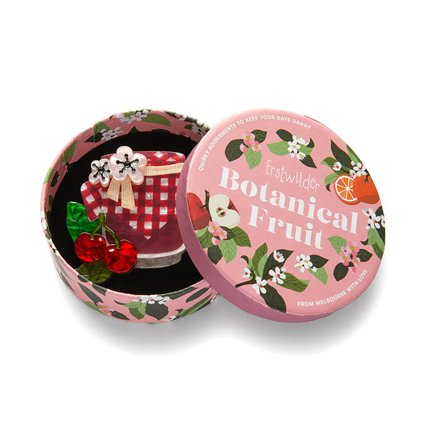 Erstwilder Black Cherry Bounce Brooch
