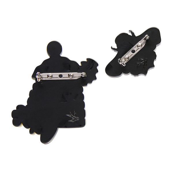 Erstwilder Honeydew and Nectar Brooch Set