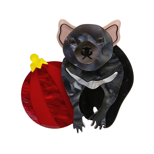 Erstwilder A Devilish Christmas Brooch