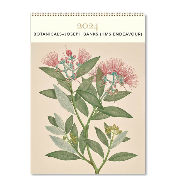 Joseph Banks Botanicals 2024 Wall Calendar Medium
