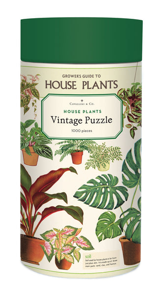 House Plants Vintage Puzzle 1000 Pieces