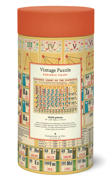 Periodic Chart 1000 Piece Puzzle
