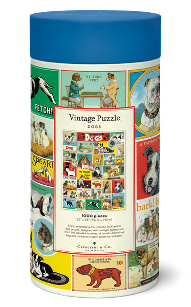 Dogs Vintage 1000 Piece Puzzle