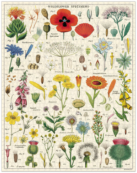 Wildflowers Vintage Puzzle 1000 Pieces