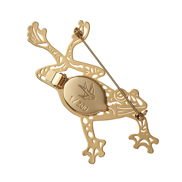 Erstwilder Heirloom Leaps and Bounds Perfume Brooch