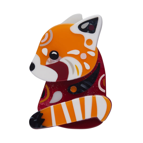 Erstwilder x Pete Cromer The Rakish Red Panda Brooch