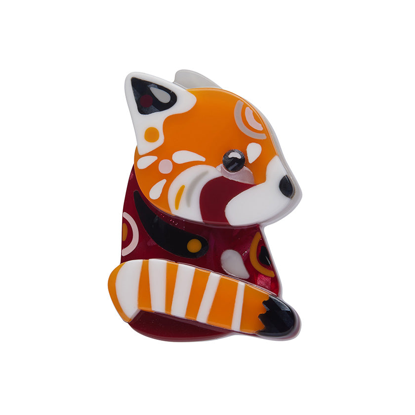 Erstwilder x Pete Cromer The Rakish Red Panda Mini Brooch
