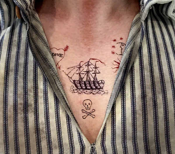 Convict Temporary Tattoos