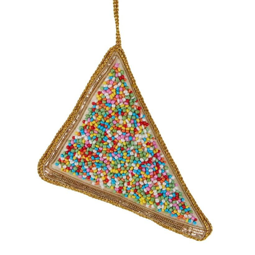 Fairy Bread Beaded Decoration