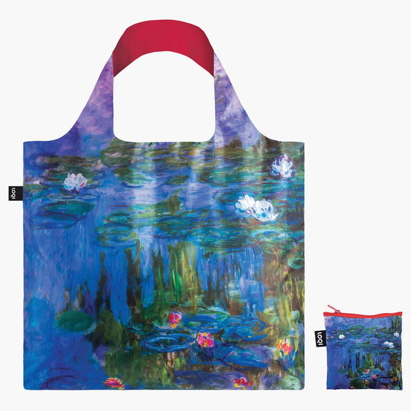 Claude Monet Water Lilies 1913 Recycled Bag