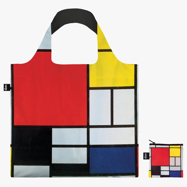 Piet Mondrian Composition Red, Yellow, Blue and Black 1921 Recycled Bag