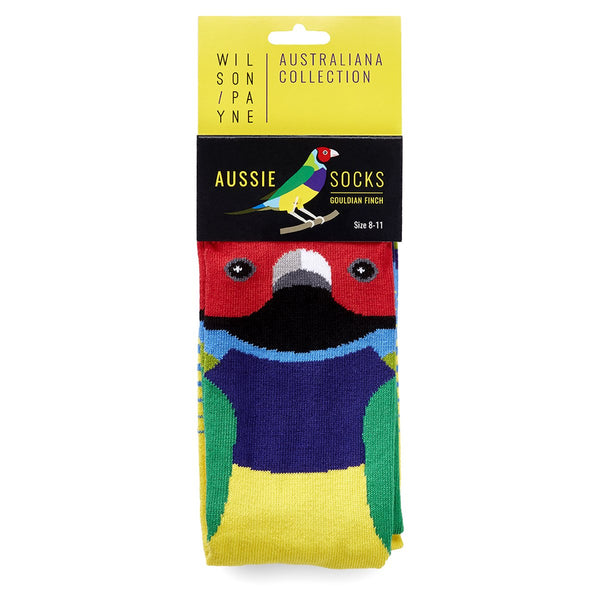 Gouldian Finch Aussie Socks