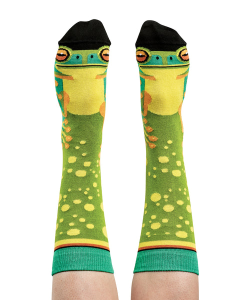 Green Tree Frog Aussie Socks